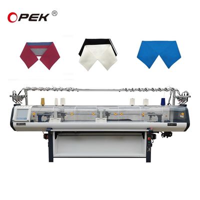 Single Knitting Method Collar and Cuff Flat Machine with Servo Motor Opek Best Seller