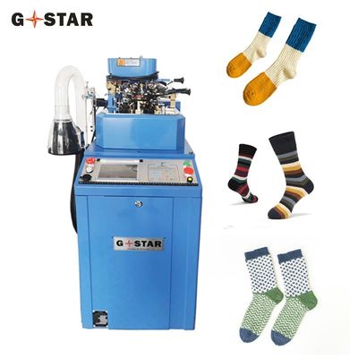 9 GG Gauge Computerized Terry Plain Football Socks Cap Knitting Machine for Benefit
