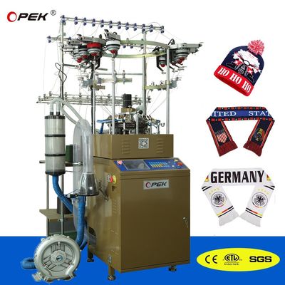 9INCH Touch Screen Jacquard Hair Net Mesh Making Machine for Beanie and Scarf Knitting