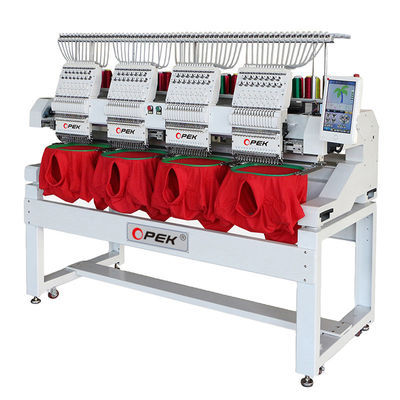 4 Head 3 2 Single Head Computerized Cap Embroidery Machine with change Automatic color