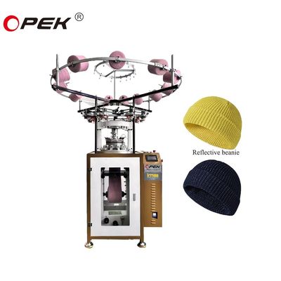 Advanced 7G-18G Reflective Hat Knitting Machine with 2F-10F Feeder