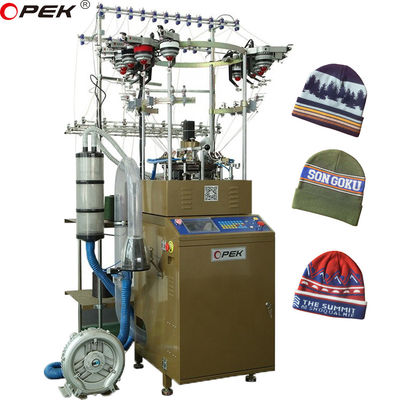 Jacquard Knitting Weft Style Computerized Acrylic Wool Cotton Beanie Hat Cap Machine