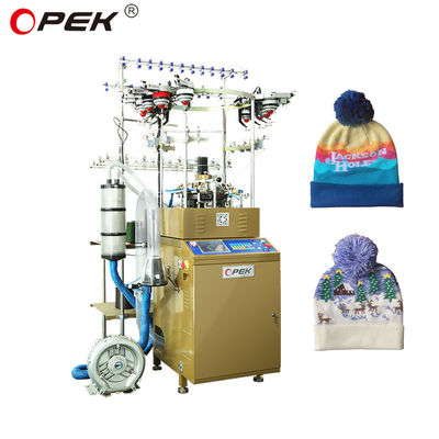 16 Color Jacquard Circular Knitting Machine for High Speed Scarf and Beanie Production