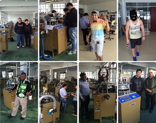 16 Color Jacquard Circular Knitting Machine for High Speed Scarf and Beanie Production