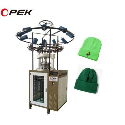 Computerized Opek Circular Knitting Machine and Performance for Rib Hat Production