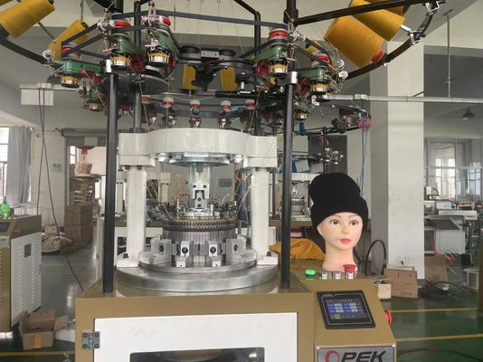 Computerized Opek Circular Knitting Machine and Performance for Rib Hat Production