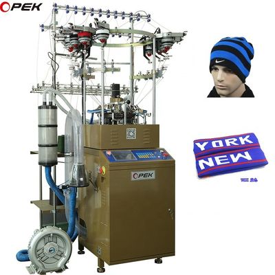 Customizable 144-400 Needle OPEK Fully Computerized Jacquard Beanie Knitting Machine
