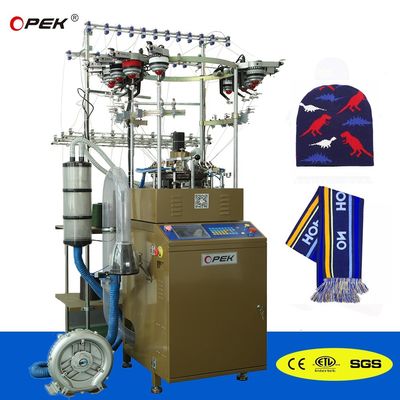 Touch Screen and Fully Computerized Control System 2024 Football Scarf Knitting Machine