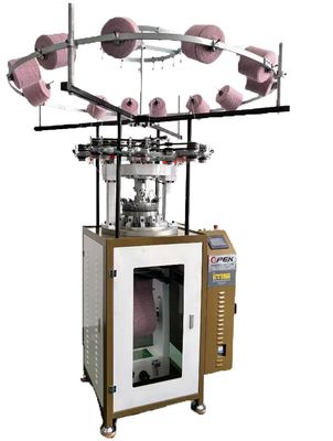 2024 Pattern Weaving Works for Automatic Circular Rib Hats Knitting Machine Materials