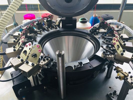 Touch Screen Fully Computerized Jacquard Knitting Machine for Sport Hat and Scarves 325 KG