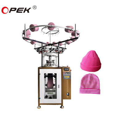 1X1 2X1 2X2 Rib Beanie Knitting Machine for Fish Scale Waffle Stitch and Winter Hats