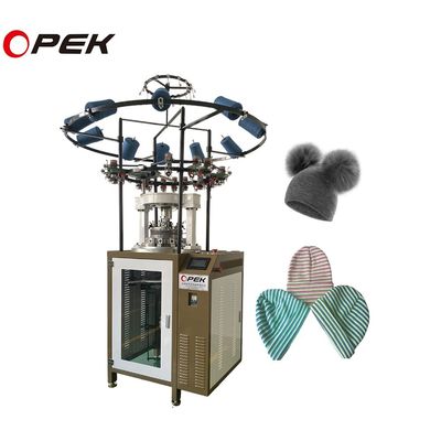Acrylic Yarn Rib Hats Knitting Machine for Customizable 1X1 2X1 2X2 Rib Beanie/Cuff