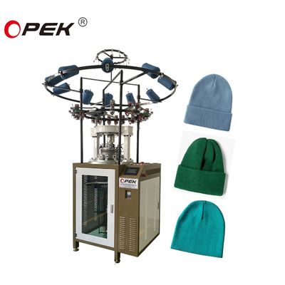 Upgrade Your Production with Automatic 0.75 W Circular Rib Hats Knitting Machine