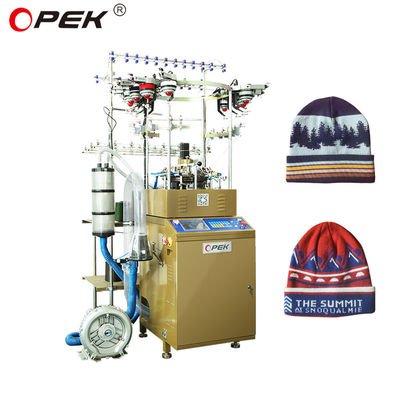Touch Screen OPEK Circular Jacquard Scarf and Hat Knitting Machine 9INCH Cylinder Diameter