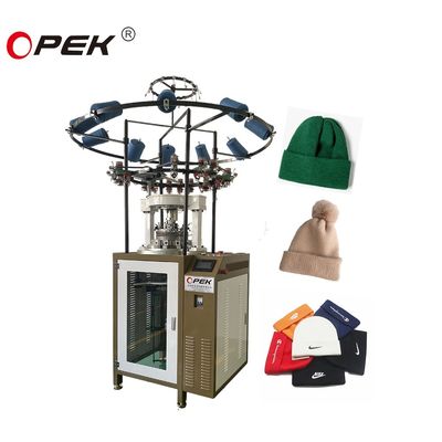 Advanced Hot Tuck and Rib Hats Knitting Machine for Circular Design 70-300 Needles