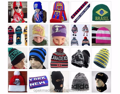 Warp Knitting Style OPEK Soft Baby Winter Beanie Cap Knitting Machine for Cold Weather