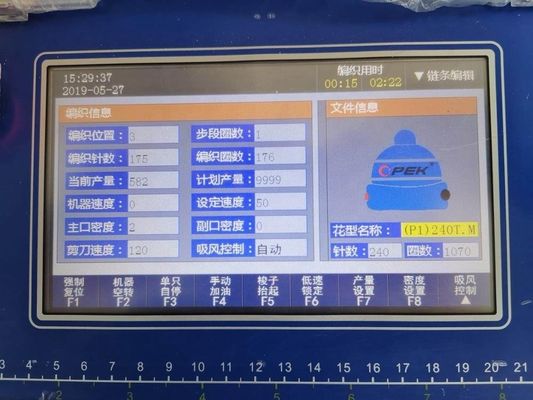 1000 W OPEK Cap Machine For Knit Hats/Scarf 325 KG Load Capacity