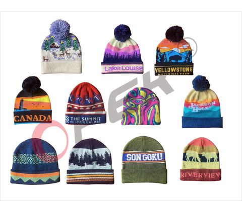 Customizable Scarf Production OPEK Knitting Machine Beanies with 144-400 Needles