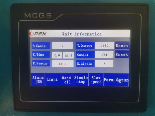 Fully Computerized Control OPEK High Speed Rib Hat Cap Beanie Circular Knitting Machine