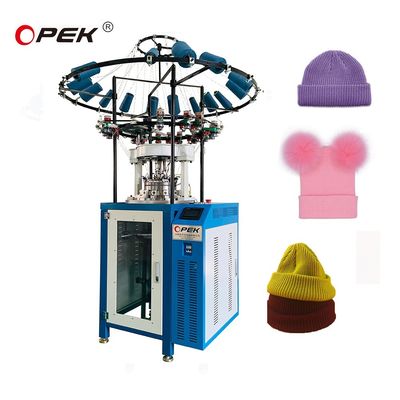 7G-18G Computerized Circular Rib Hat Beanie Knitting Machine