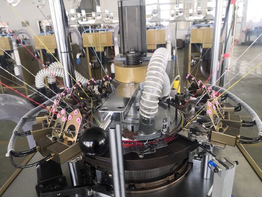 High Speed Circular Jacquard Scarf Beanie Cap Hat Knitting Machine with Control System