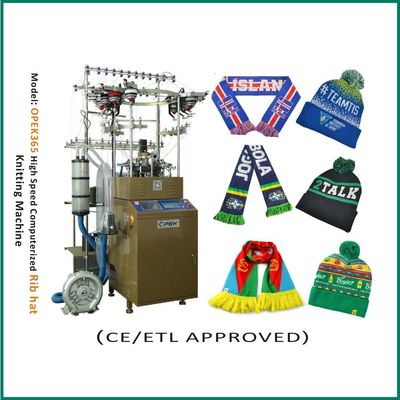 High Speed Knitting Machine by OPEK 800pcs/Day Production Capacity for Beanie Cap