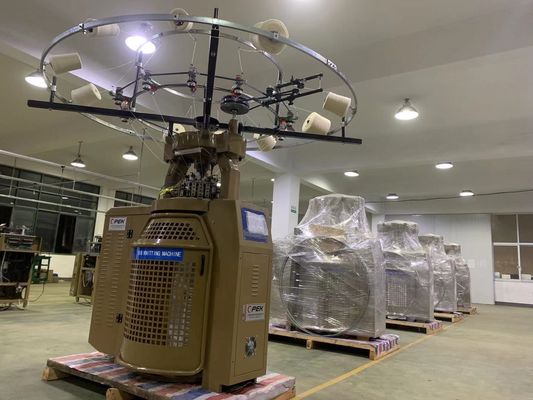 OPEK Fully Automatic Circular Knitting Seamless Tube Headwear Machine with Auto Alarm