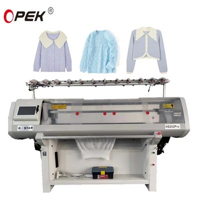 1.6m/S Dual System Jersey Flat Sweater Knitting Machine with 1000 W Power Consumption