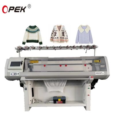 1.6m/S Dual System Jersey Flat Sweater Knitting Machine with 1000 W Power Consumption
