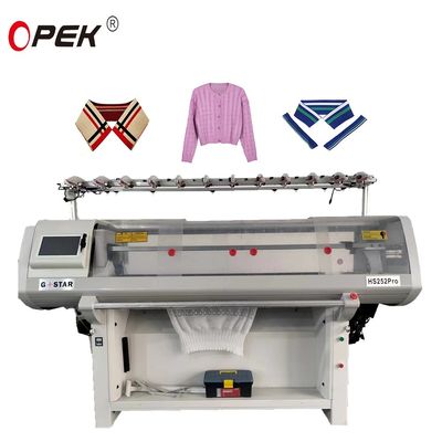 52 Inch Knitting Width Dual System Flat Sweater Knitting Machine with Automatic Function