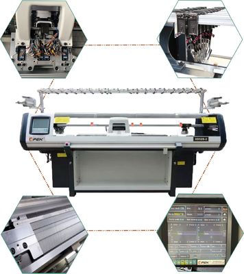 Computerized Sweater Flat Knitting Machine with 1.6m/S Speed and Jacquard Capability