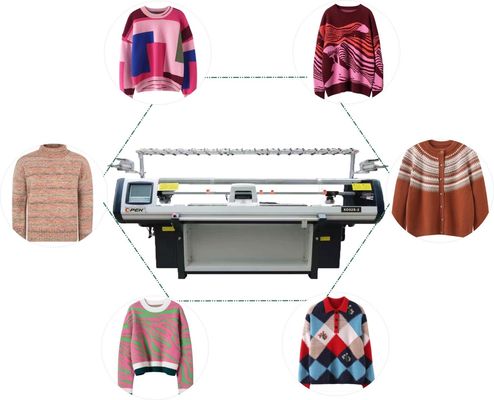 Computerized Sweater Flat Knitting Machine with 1.6m/S Speed and Jacquard Capability