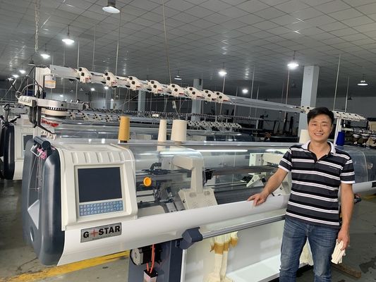 Knititing Shoes Upper/sweater/hat with High Effective Flat Collar Knitting Machine