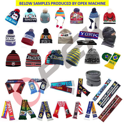 OPEK Man Fashion Beanie and Cap Knitting Machine Powered by Servo Motor Technology