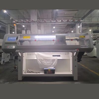 Automatic Double Knitting Method Flat Sweater Knitting Machine For Hat Production