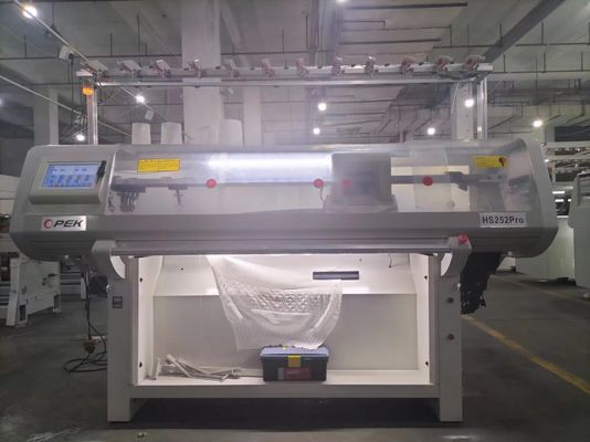 52 Inch Double System Flat Sweater Collar Knitting Machine with 3 GG Gauge Technology