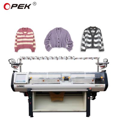 52 Inch Flat Collar Knitting Machine Featuring Double System and Computerized Control