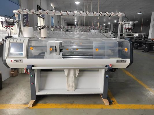 52 Inch Flat Collar Knitting Machine Featuring Double System and Computerized Control