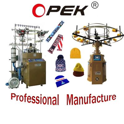 Touch Screen Circular Knitting Machine for Manufacturing Chunky Winter Hats and Scarves