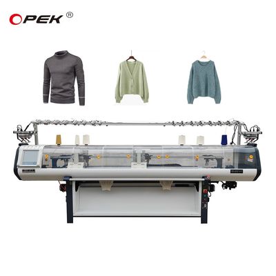 80 inch Computerized Jacquard Sweater Making Flat Knitting Machine for Shirt Collar Trim