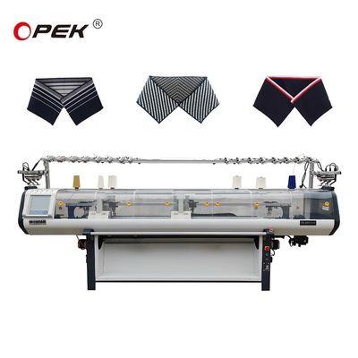 Top of Single Knitting Method Computerized Flat Knitting Machine for T-shirt Collars