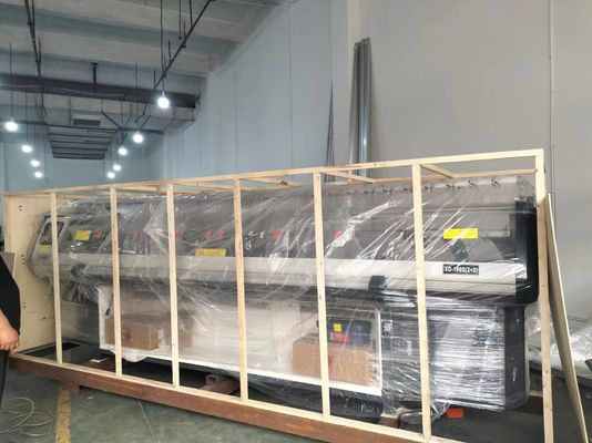 Flat Knitting Machine 80 inches for Low Maintenance Cost and Double Carriage Collar