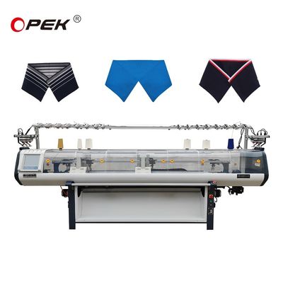 Computerized 1.5 W Single System Electric Collar Flat Knitting Machine for Products