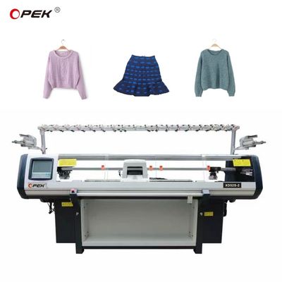 80 inch Flat Double System School Uniform Sweater Knitting Machine with Higher Speed