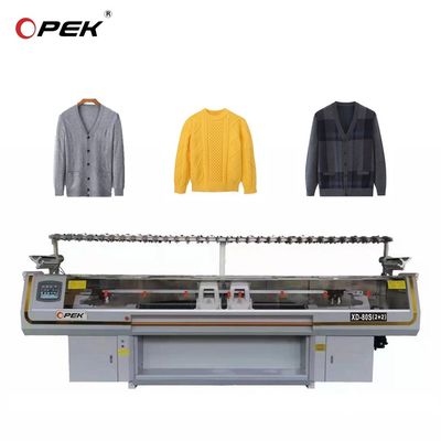 Double System 52inch Flat Cashmere Knitting Machine Perfect for Knitting Shoes Upper