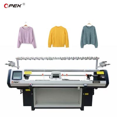 Double System Computerized Flat Knitting Machine for 72 inch Knitting Width Garments