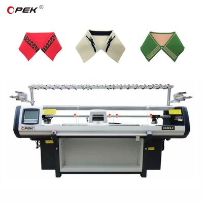 High Speed Fully Jacquard Knitting Machine for Polo T-shirt Collar and Cuff Production