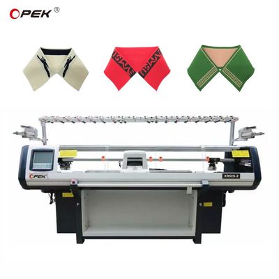 Versatile Multi Gauge Collar Computerized Flat Knitting Machine for Various Products