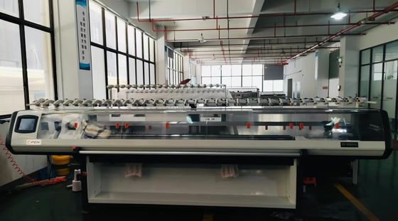 OPEK Double Carriage Four System Flat Sweater Knitting Machines Advertising Company