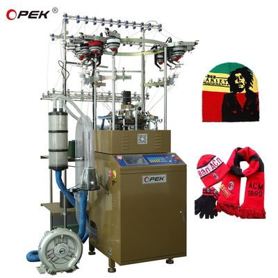 1KW OPEK Fully Computerized Circular Beanie Glove Knitting Machine 800pcs/Day Capacity